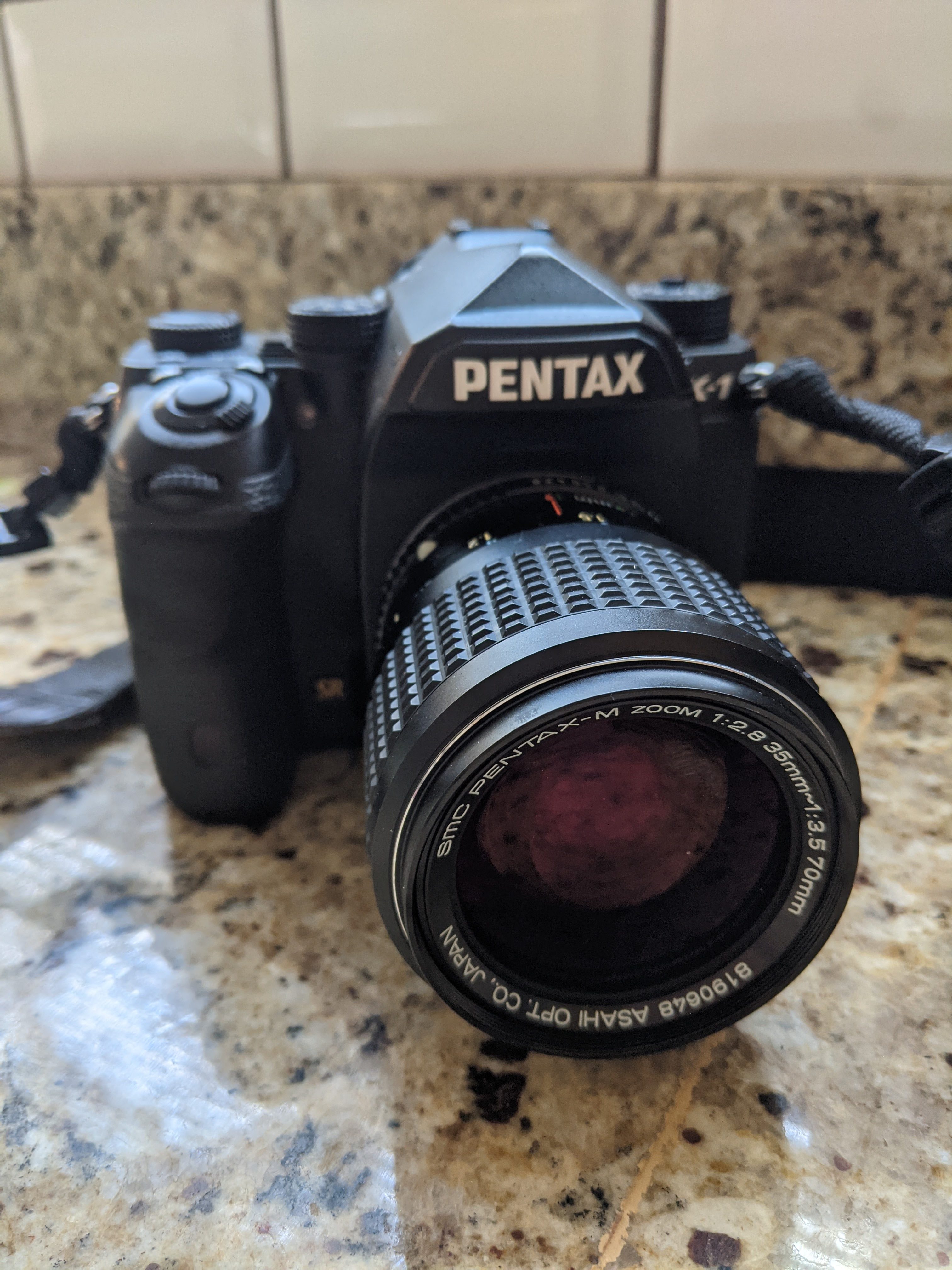 Pentax-M 35-70mm F2.8-3.5 lens mounted to Pentax K-1