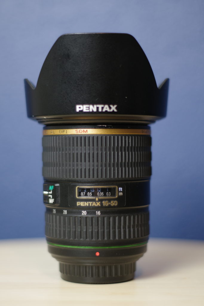 Pentax DA* 16-50mm f2.8 lens